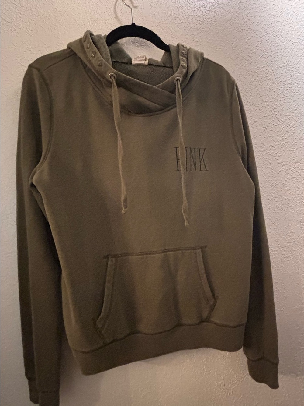 PINK Victoria's Secret Olive Green Hoodie